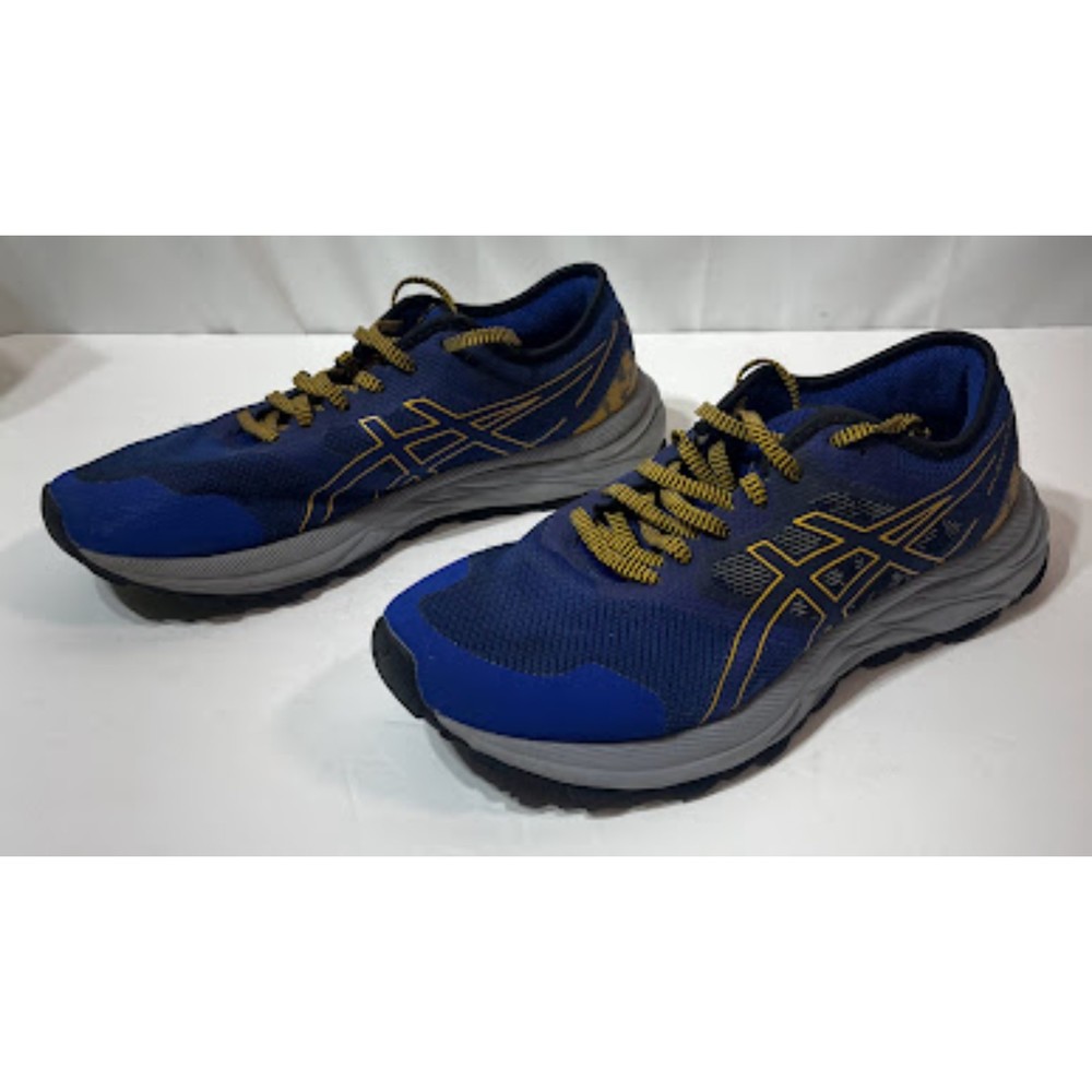 Asics Gel Excite Men's 8.5 Blue Running Shoes Yellow New Monaco Sunflower